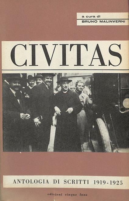 Civitas. Antologia di scritti 1919-1925 - copertina