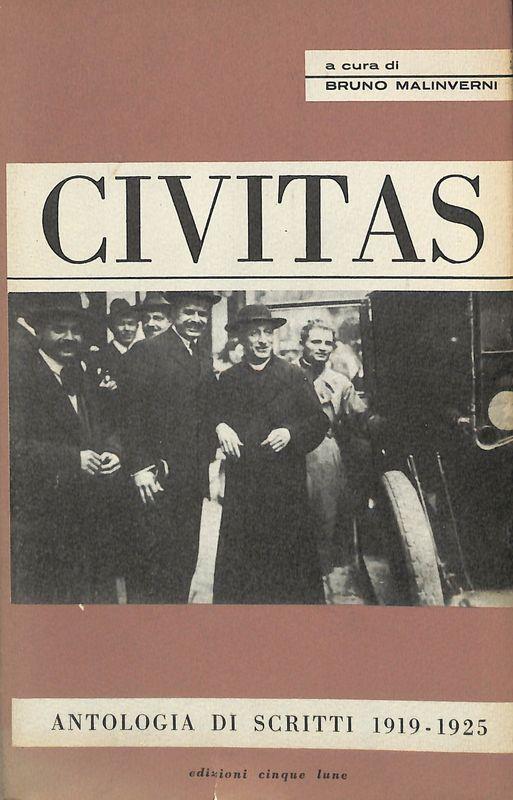 Civitas. Antologia di scritti 1919-1925 - copertina
