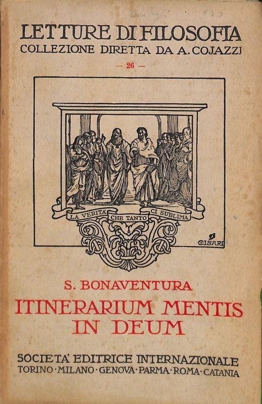 Itinerarium mentis in Deum - copertina