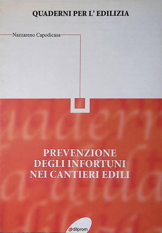 Prevenzione degli infortuni nei cantieri edili - copertina
