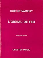 L' oiseau de feu for orchestra. Full score