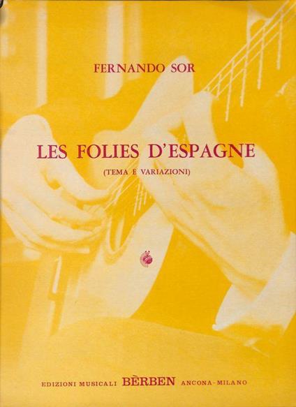 Les Folies D'Espagne. Tema e variazioni - copertina