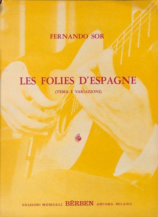 Les Folies D'Espagne. Tema e variazioni - copertina