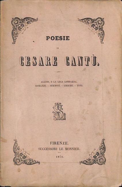 Poesie - copertina