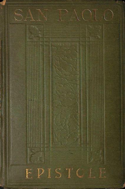 Epistole - copertina