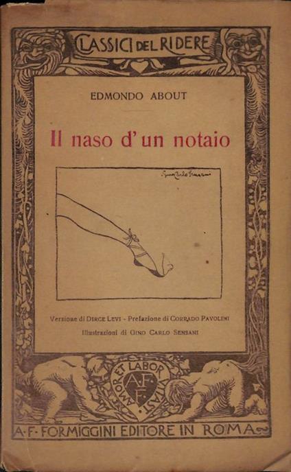 Il naso d'un notaio - copertina