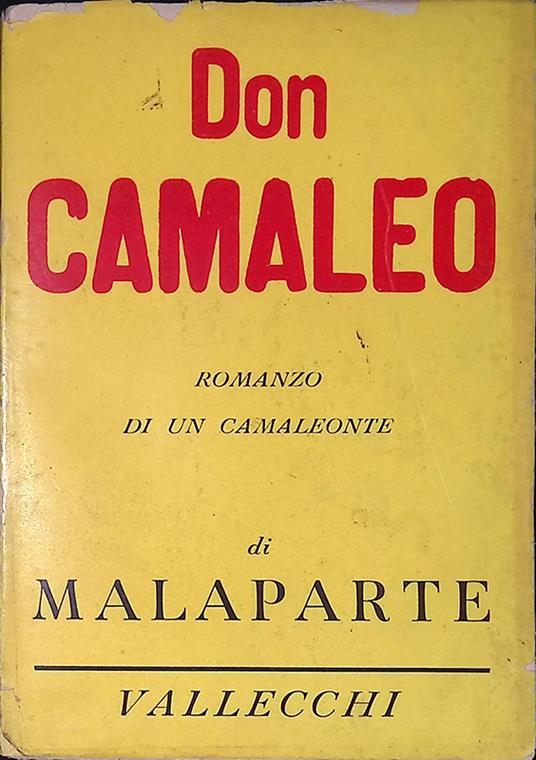 Don Camaleo - Curzio Malaparte - copertina