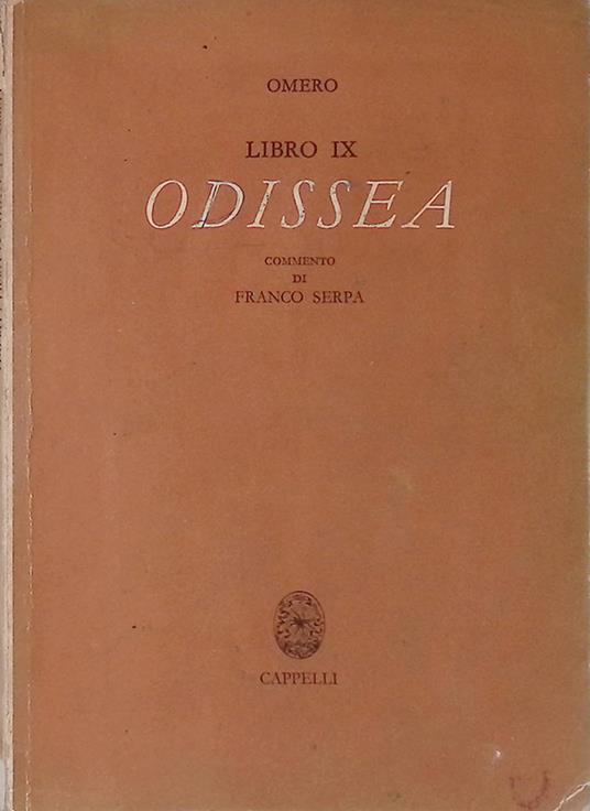 Odisea. Libro IX - Omero - copertina