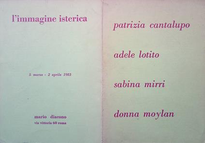 L' immagine isterica - copertina