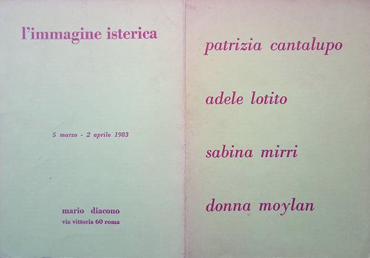 L' immagine isterica - copertina