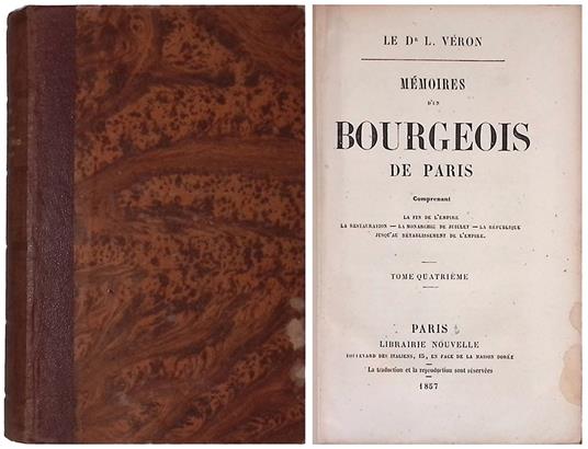 Memoires d'un Bourgeois de Paris. Vol.4 - copertina