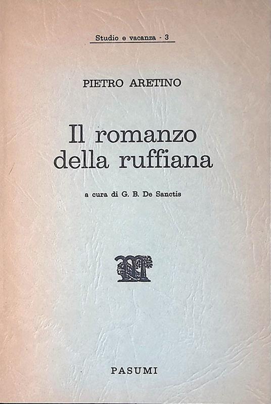 Il romanzo della ruffiana - Pietro Aretino - copertina