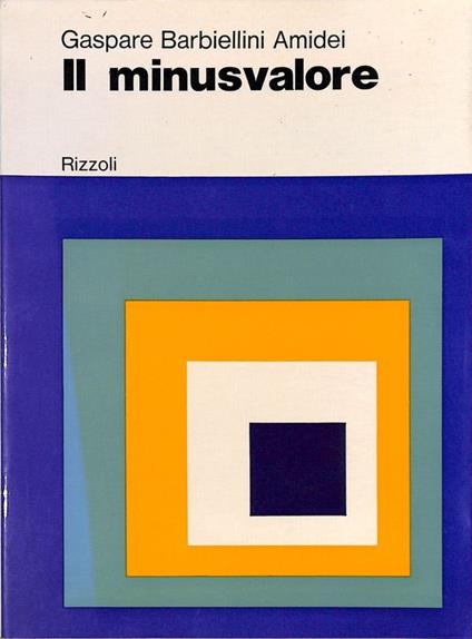 Il minusvalore - copertina