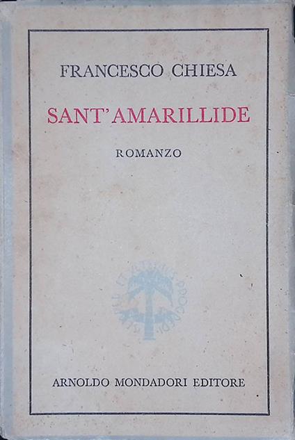 Sant'Amarillide - Francesco Chiesa - copertina