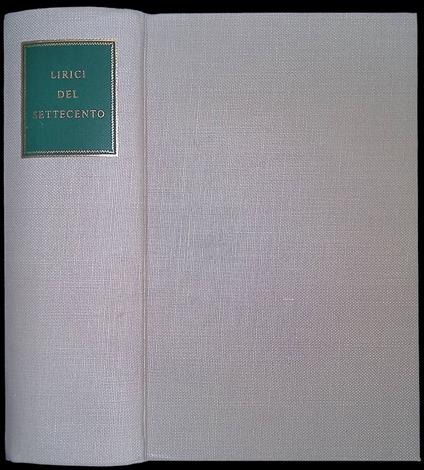 Lirici del Settecento - copertina