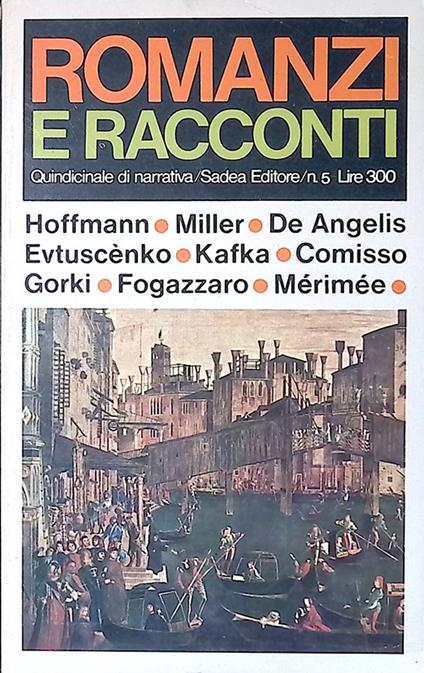 Romanzi e racconti - copertina