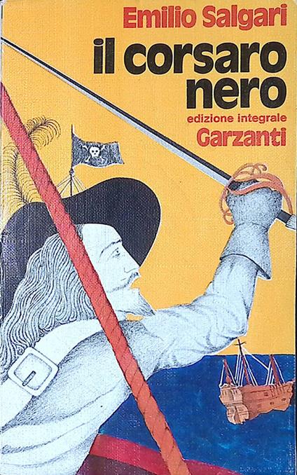 Il corsaro nero - Emilio Salgari - copertina
