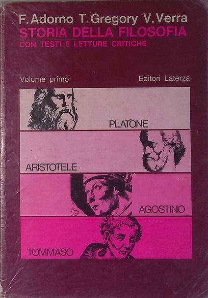 Storia della filosofia con testi e letture critiche. Vol.1 - copertina