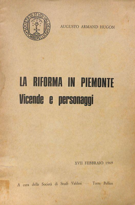 La riforma in Piemonte. Vicende e personaggi - copertina