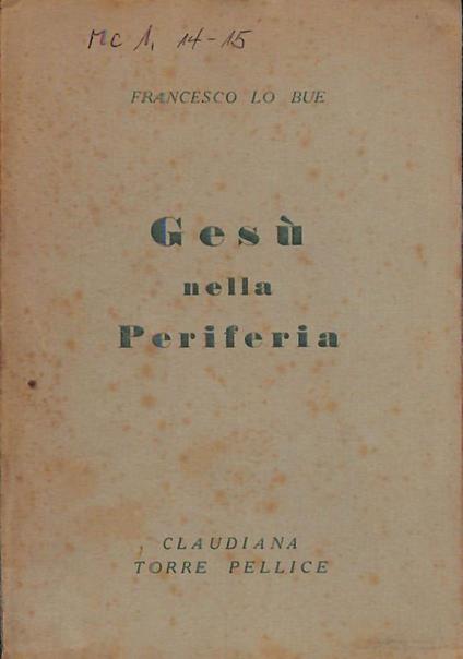 Gesù nella periferia - copertina