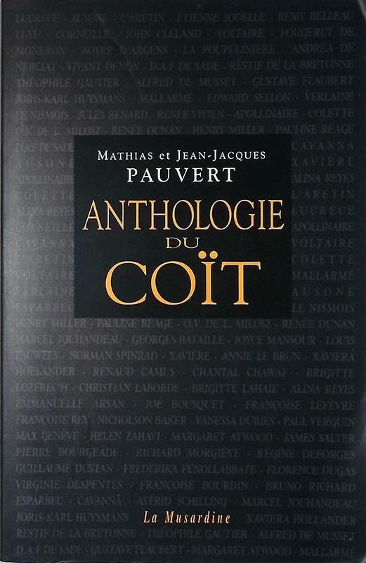 Anthologie du coit - copertina