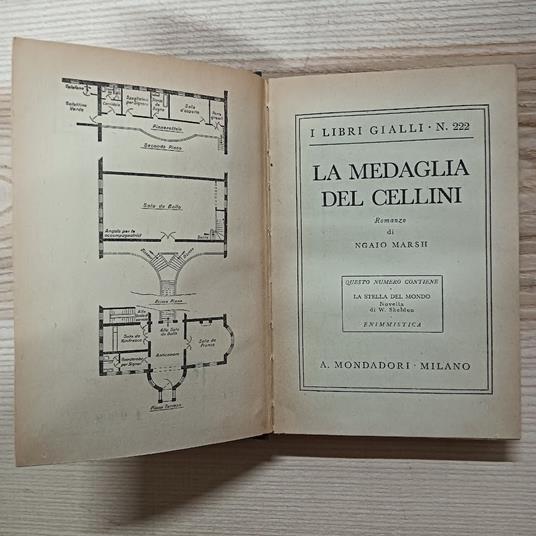 La medaglia del Cellini - Ngaio Marsh - copertina