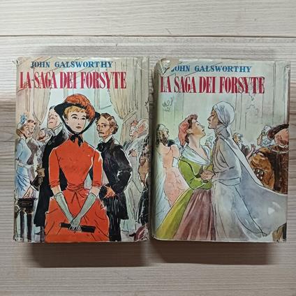 La saga dei Forsyte (2 volumi completo) - John Galsworthy - copertina
