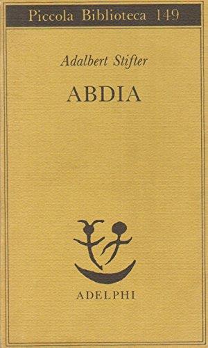 Abdia - Stifter Adalbert - copertina
