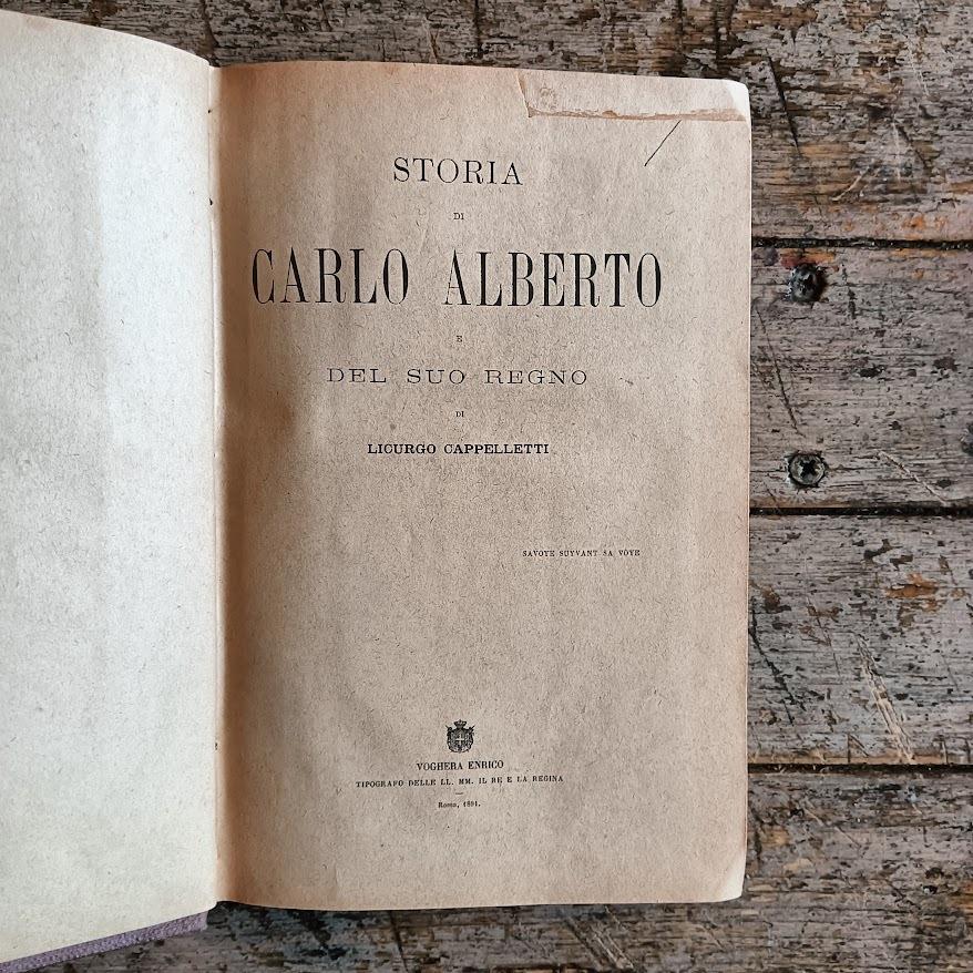 Storia di Carlo Alberto e del suo Regno
