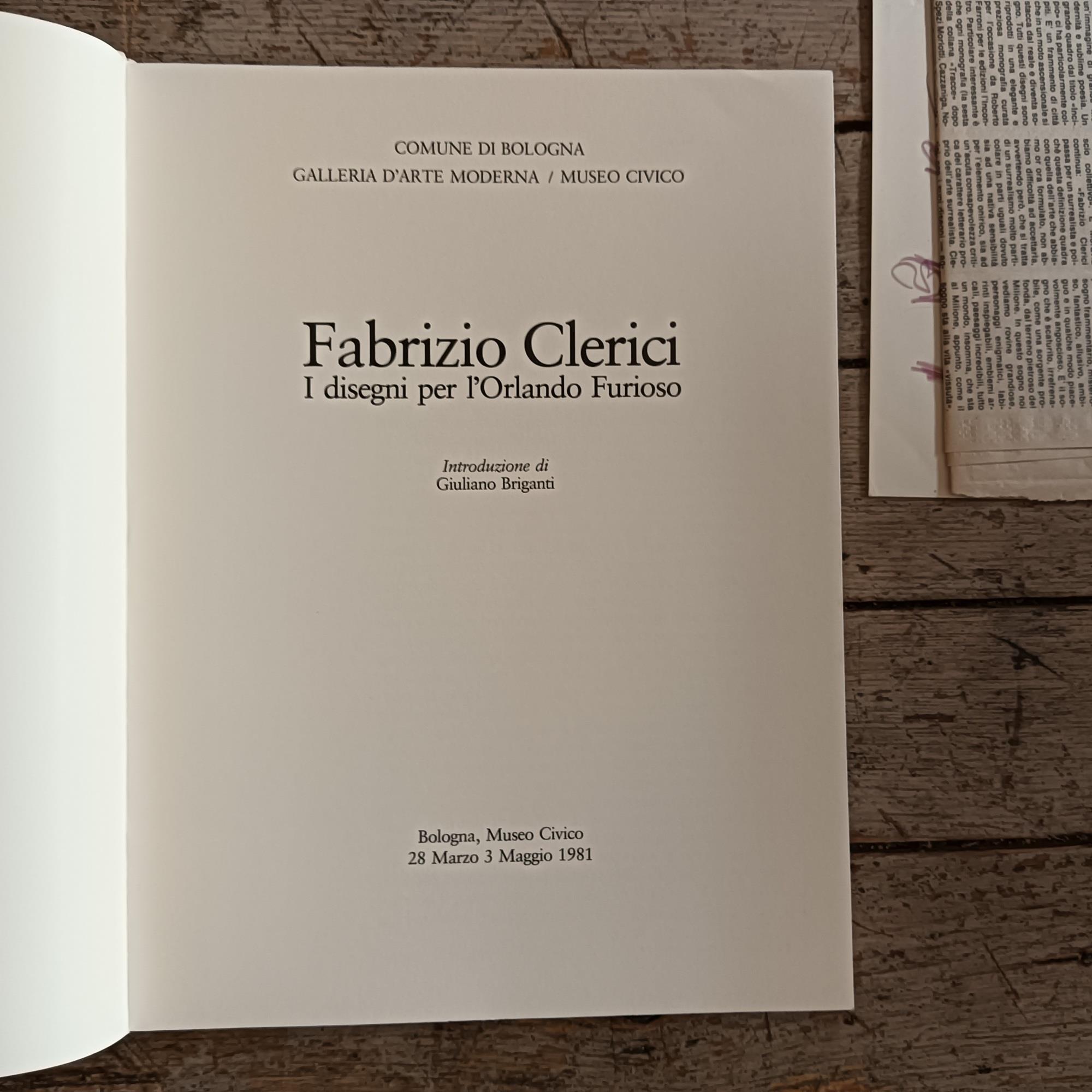 Fabrizio Clerici. I disegni per l'Orlando Furioso