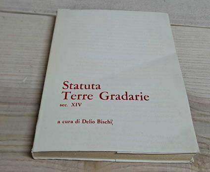 Statuta Terre Gradarie Sec. Xiv - copertina