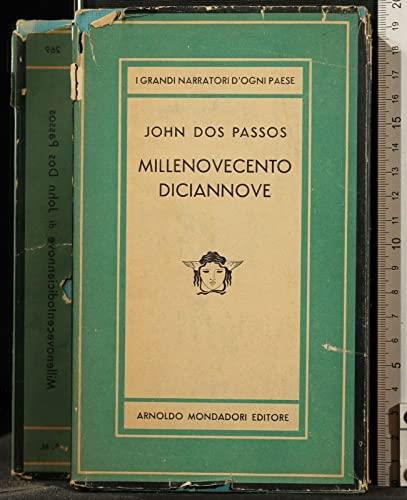 Millenovecento diciannove - John Dos Passos - copertina