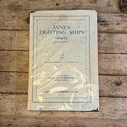 Jane's Fighting Ships 1964-65 - Raymond V. B. Blackman - copertina