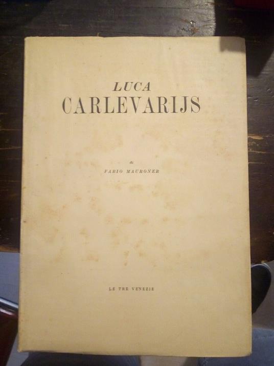 Luca Carlevarijs - Fabio Mauroner - copertina