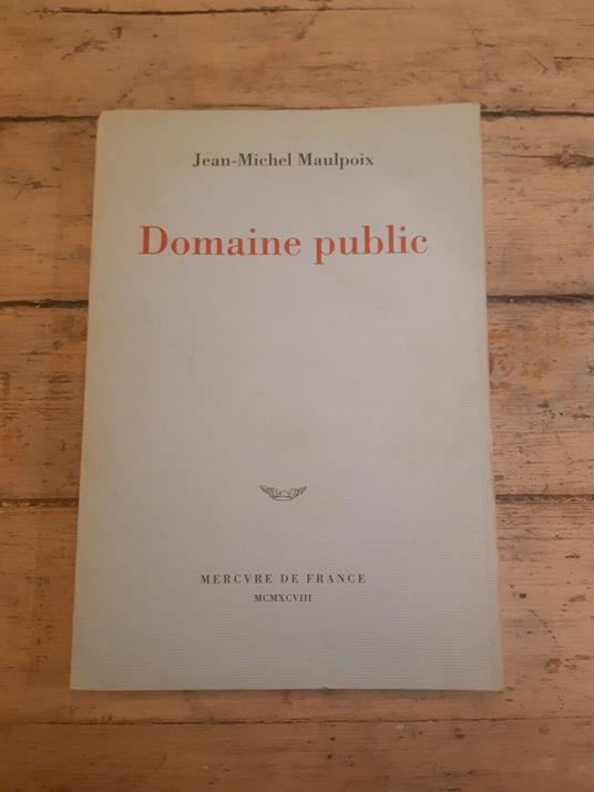 Domaine public - copertina