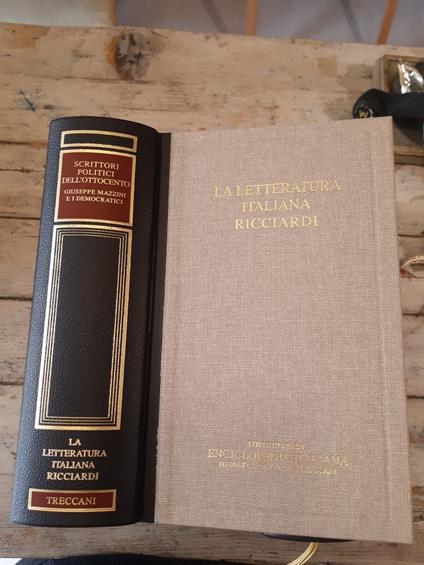 Scrittori politici dell'Ottocento. Giuseppe Mazzini e i democratici, Ricciardi Treccani - Franco Della Peruta - copertina