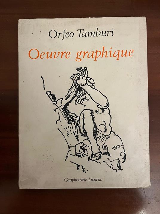 Oeuvre graphique - Orfeo Tamburi - copertina