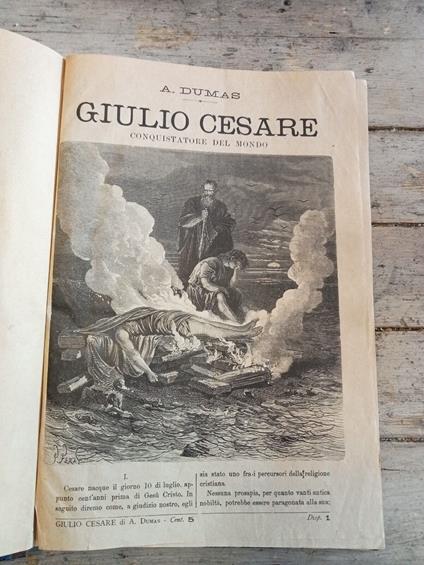 Giulio Cesare conquistatore del mondo - Alexandre Dumas - copertina