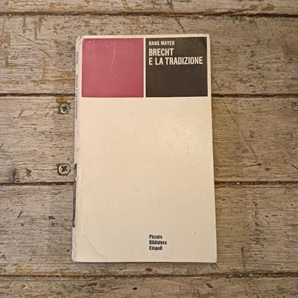Brecht e la tradizione - copertina
