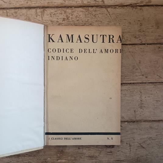I Kama Sutra. Codice dell'amore indiano - copertina