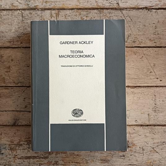 Teoria macroeconomica - copertina