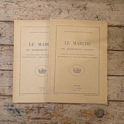Le Marche nel Risorgimento italiano (voll. 1, 2) - copertina
