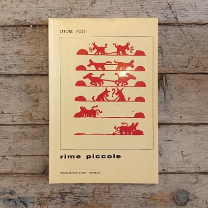 Rime piccole - Ettore Fossi - copertina