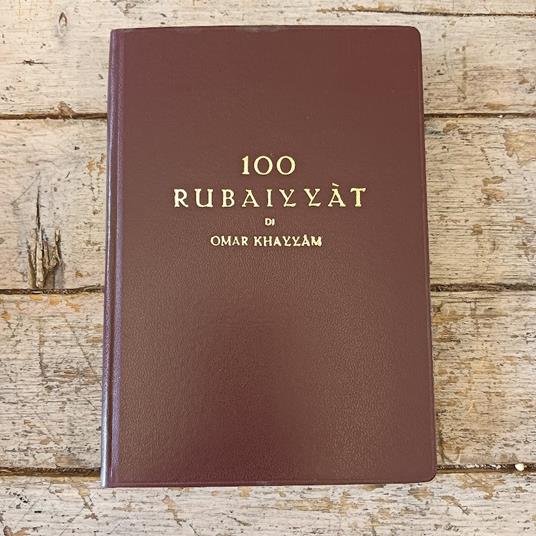 100 Rubaiyyat - Omar Khayyam - copertina