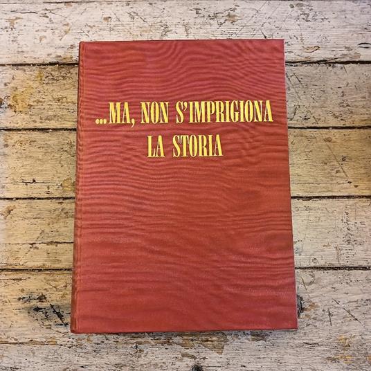 ... Ma, non s'imprigiona la storia - Alessandro Sardi - copertina