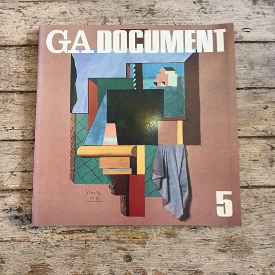 GA (Global Architecture) Document n° 5 (1982) - copertina