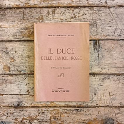 Il Duce delle camicie rosse - copertina
