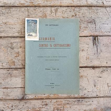 La Germania contro il Cattolicesimo - copertina