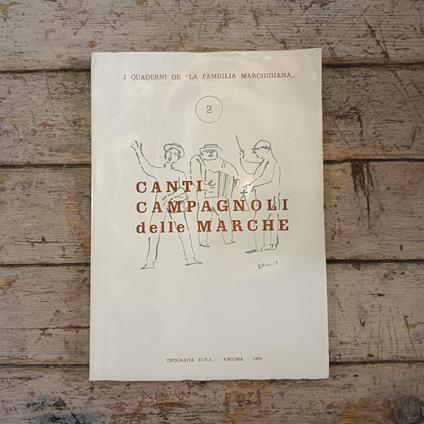 Canti campagnoli della Marche - copertina
