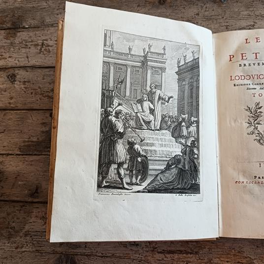 Le rime del Petrarca. Tomo primo - copertina